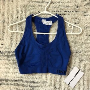 Royal blue DKNY sports bra